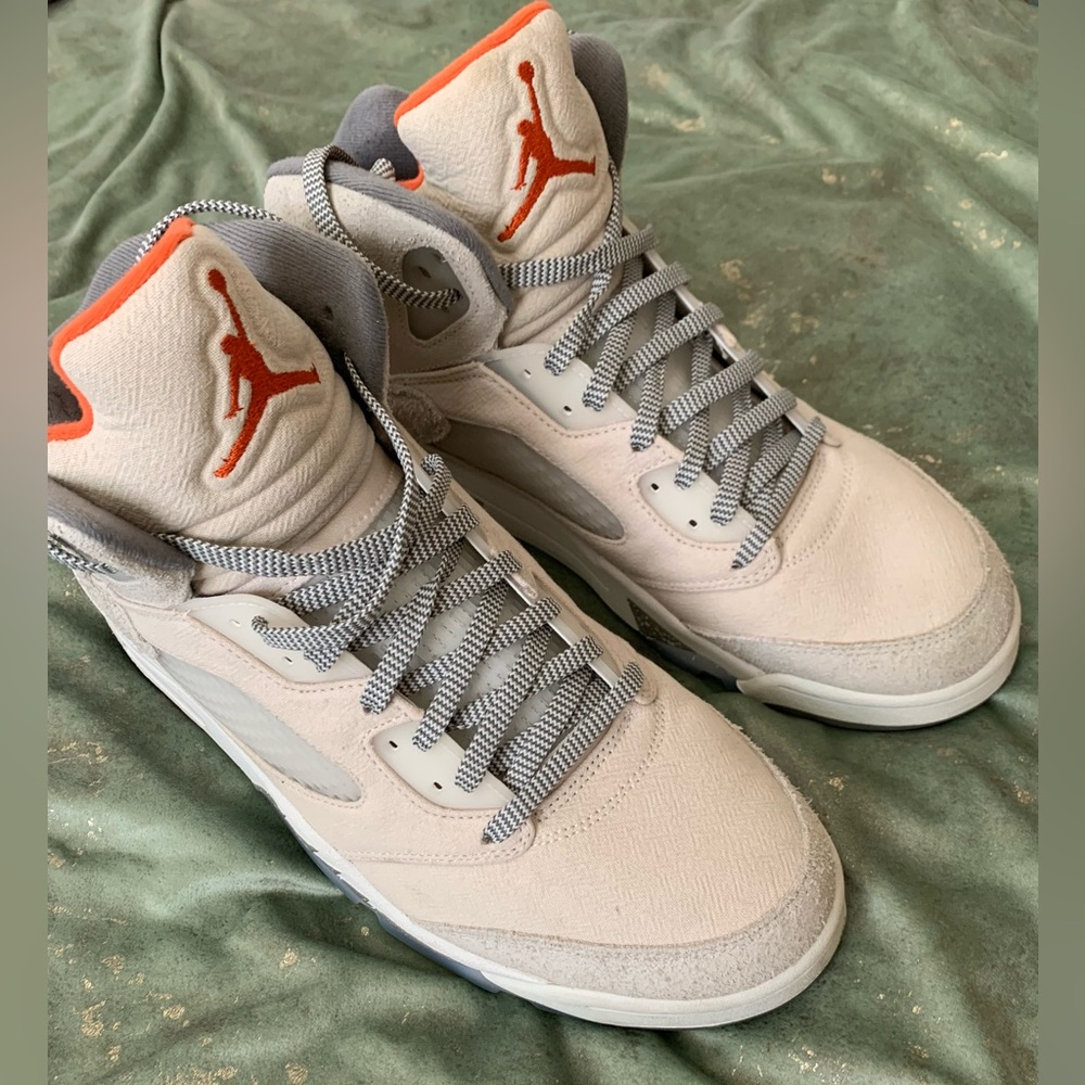 Jordan 5 Retro SE Light Orewood Brown/Safety Orange/Flat Pewter/Sail